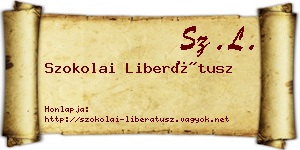 Szokolai Liberátusz névjegykártya